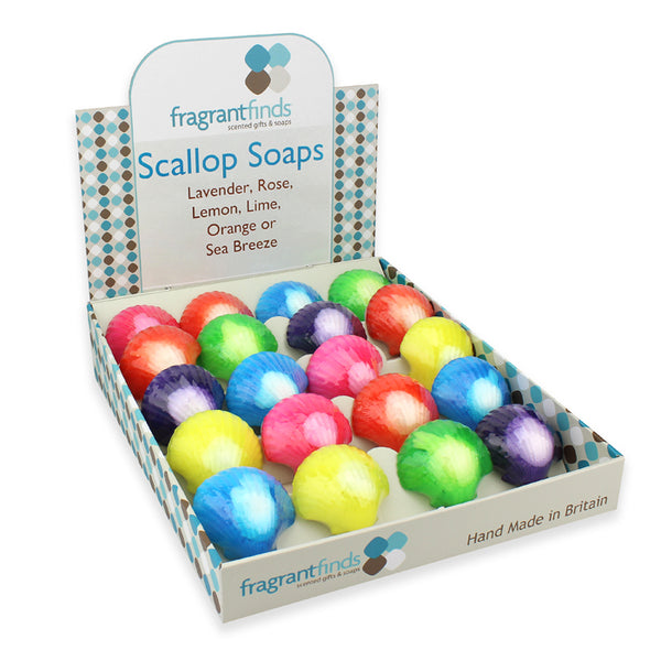 Scallop Soaps Display Tray Fragrant Finds Soaps