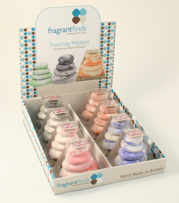Stacking Pebbles Point of Sale Fragrant Finds Air Fresheners