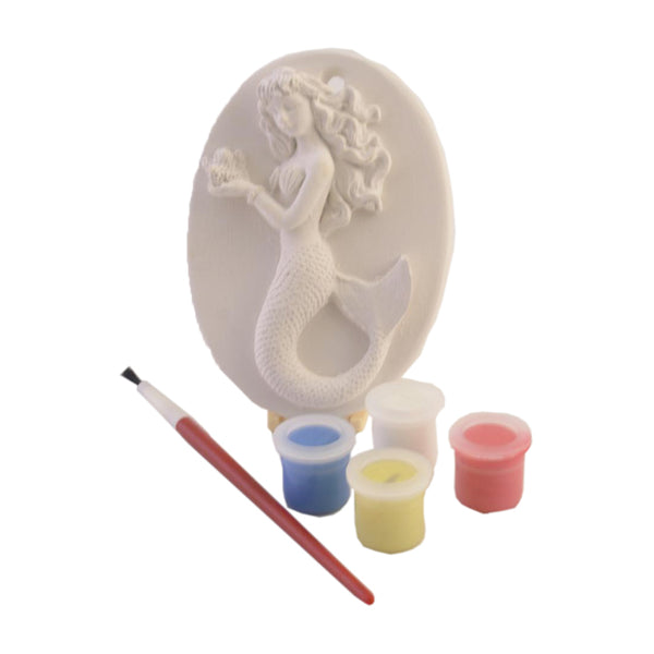 Small Mermaid Oval Plaque Fragrant Finds Paint Your Own